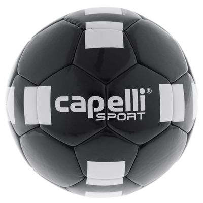 Capelli Sport 18-Inch Mini Training Soccer Ball for Drills, Skill Building and Footwork, Youth and Adult Players, Black