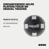 Capelli Sport 18-Inch Mini Training Soccer Ball for Drills, Skill Building and Footwork, Youth and Adult Players, Black view 3