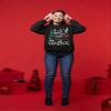ALLNTRENDS Just A Girl Who Loves Christmas Ugly Christmas Party Sweatshirt (2XL, Forest Green) view 4