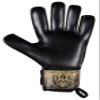 Keeperking Soccer Goalie Goalkeeper Gloves for Kids Boys Youth & Adult,Latex Strong Grip Palms with Removable Finger Spines Protection Children Football Gloves for Training/Match (6, Gold-FS view 3