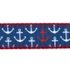 Country Brook Design - Anchors Away on Red Nylon Webbing (1 Inch, 10 Yards) view 3
