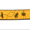 Country Brook Design - Busy Bee Ribbon on Black Nylon Webbing (1 Inch, 20 Yards) view 3