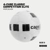 Capelli Sport Size 4 Soccer Ball, 4-Cube Classic Competition Elite Soccer Ball for Youth Soccer League Players, Black and White view 2
