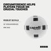 Capelli Sport 18-Inch Mini Training Soccer Ball for Drills, Skill Building and Footwork, Youth and Adult Players, White view 3