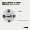 Capelli Sport 18-Inch Mini Training Soccer Ball for Drills, Skill Building and Footwork, Youth and Adult Players, White view 4