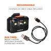 Ergodyne Skullerz 8987 Rechargeable Headlamp with Adjustable Nylon Headband Strap view 4