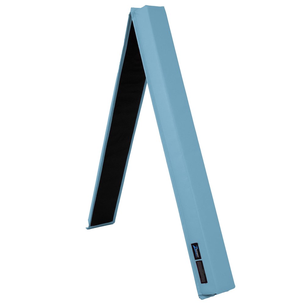 Z-Athletic Gymnastics Training Foldable Foam 8-Foot Floor Balance Beam for Kids, Teal