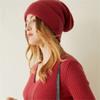 Autumn Winter Women Hats 100% Cashmere Knitted Headgears Soft Thick Warm Girl Cap ka qi One Size view 3