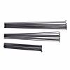 10PCS 12 Mm Steel Spokes 14G Bicycle Spokes Diameter Spokes Carbon Steel E-Bike Spokes Black (Color : 286mm)