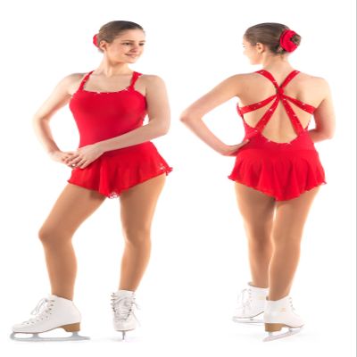 SKATE GURU SAGESTER # 151 / Italy Hand-Made/Figure Ice Skating Dress/SW/S: S, Bay Blu
