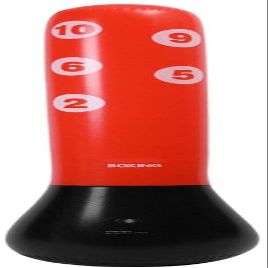 Punching Bag, Reflex Bag Boxing for Adults Kids, Boxing Bag PVC Children's Vertical Inflatable Boxing Column Sandbag Vent Toy Can Be Moved and Adjusted Children Teens Adults