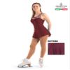 SKATE GURU SAGESTER # 137 / Italy Hand-Made/Ice Skating Dress/SW/Sz: III, Bordo view 2