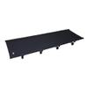 Captain Stag UB-2013 Outdoor Bed, Easy Light Cot, Wide, Easy Assembly, Load Capacity 220.5 lbs (100 kg), Storage Bag Included, Black, Width 29.1 x Depth 76.8 x Height 5.9 inches (74 x 195 x 15 cm) view 1
