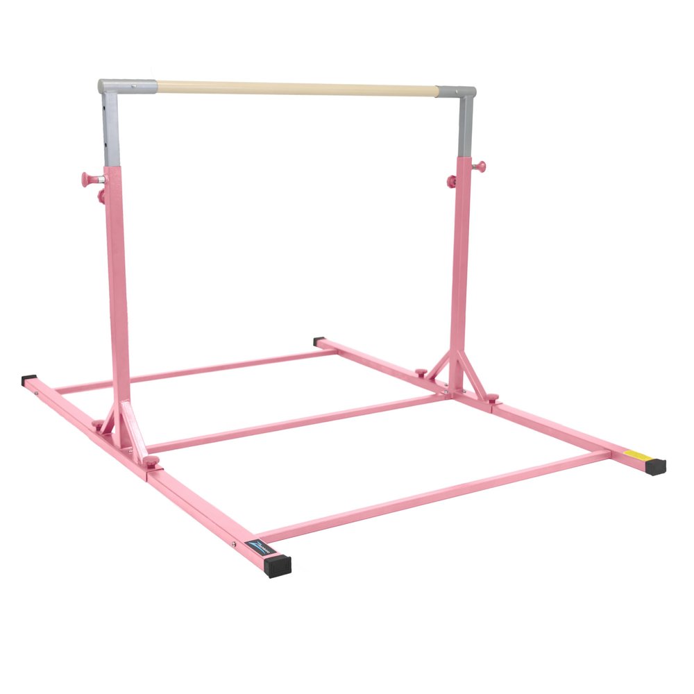 Z Athletic Flyaway Duo Adjustable Horizontal Bar, Pink