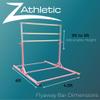 Z Athletic Flyaway Duo Adjustable Horizontal Bar, Pink view 2