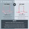 Z Athletic Flyaway Duo Adjustable Horizontal Bar, Pink view 4