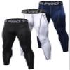Queerier Men's Compression Pants Running Tights Workout Leggings Athletic Cool Dry Yoga Gym Clothes 3 Pack view 1