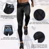Queerier Men's Compression Pants Running Tights Workout Leggings Athletic Cool Dry Yoga Gym Clothes 3 Pack view 4