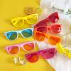 Geopty 12 Pack Colorful Party Sunglasses Bulk, Retro Neon Cheap Sunglasses for Women Men Party Favor Supplies view 3