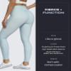 Aoxjox High Waisted Workout Leggings for Women Trinity Yoga Pants 26.5" (Light Blue Dot Print, Large) view 3