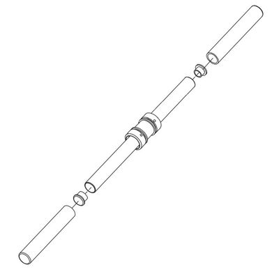 Handlebar Set Assembly 1000426733 Works with HZ Fitness Oxford 6 - AR53 3 - AR52 Rower