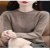 Shanghai Story 100% Merino Wool Sweater Women Fall Winter Warm Knitted Pullover Crewneck Long Sleeve Sweater Camel M view 2