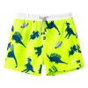 SURF CUZ Little Boys Swim Trunks UPF 50+ Toddler Beach Shorts Swimsuit Kids Quick Dry Swimwear(Fluorescent Green - Dinosaur Planet, 2T) view 1
