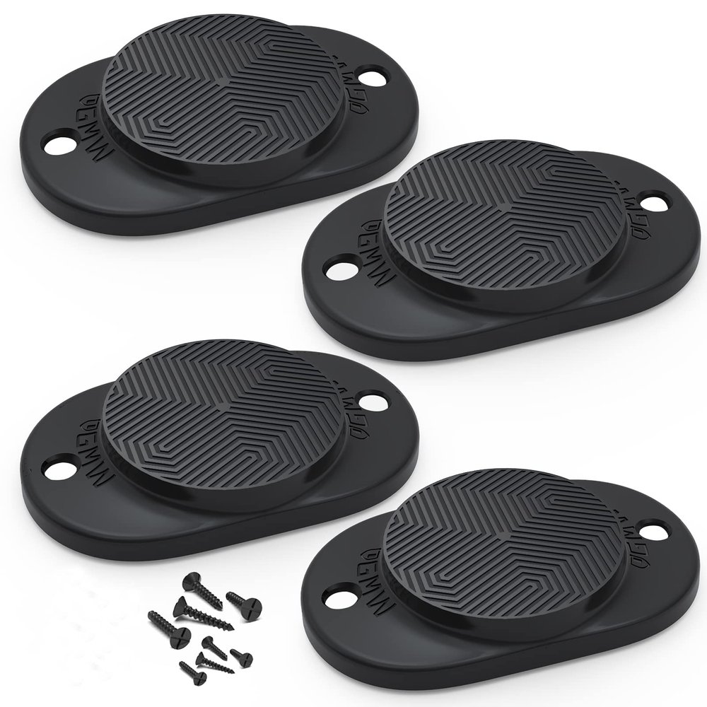 GMW Gun Magnet [2-Pack] | 30 lbs. Rating Magnetic Gun Mount | HQ Rubber Coated Gun Magnet Buckler Series for Car, Truck, Desks, Safes, and Walls | Indoor Gun Racks| Concealed Gun Holder for Handgun
