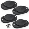 GMW Gun Magnet [2-Pack] | 30 lbs. Rating Magnetic Gun Mount | HQ Rubber Coated Gun Magnet Buckler Series for Car, Truck, Desks, Safes, and Walls | Indoor Gun Racks| Concealed Gun Holder for Handgun view 1