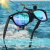 12 Pack Neon Mirror Sunglasses Bulk, Retro Colorful Cheap Sunglasses for Women Men Party Favor Supplies view 4