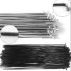 Bike Spokes MTB Road Bicycle 14G 170 172 262 265 268 270 272 274 293 295 297 mm Length Spokes (Color : Silver 265mm) view 1