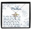 zapbest Cross Dancing Necklace Luxury Box You Are The Best Mom In The World, Mother Necklace, Birthday Necklace For Mom, Mothers Day, From Son, Daughter, Cr view 1
