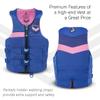 Jetpilot Fleet Neoprene Dual Coast Guard Approved Life Jacket PFD (Navy/Pink, S/M) view 4