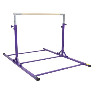 Z Athletic Flyaway Duo Adjustable Horizontal Bar, Purple