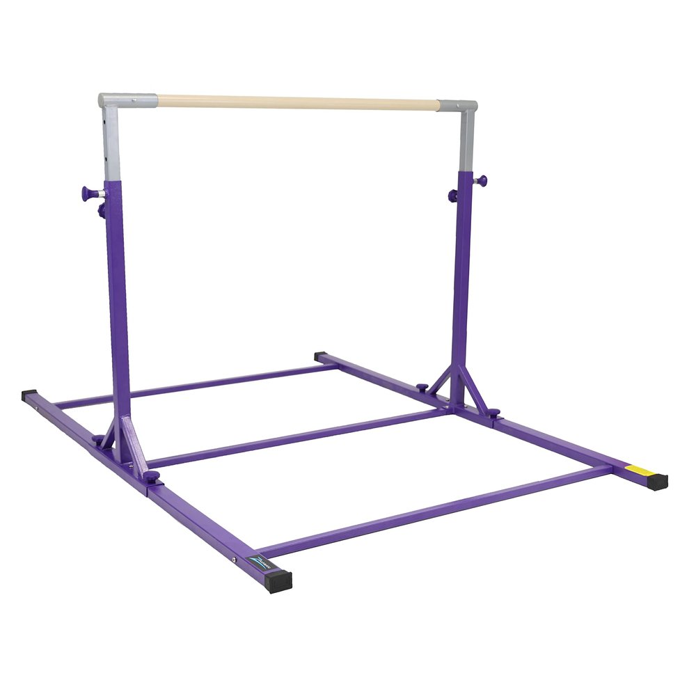 Z Athletic Flyaway Duo Adjustable Horizontal Bar, Purple
