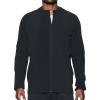 DGKaxiyaHM Men's Training Basketball Quick-Drying Long Sleeve Top Full Zipper Cardigan Relaxed Sport Jacket Stand Collar Coat (Black,Medium) view 1