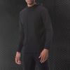 DGKaxiyaHM Men's Training Basketball Quick-Drying Long Sleeve Top Full Zipper Cardigan Relaxed Sport Jacket Stand Collar Coat (Black,Medium) view 3