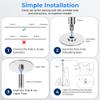 SereneLife Professional Non Slip Dancing Pole Set, Adjustable Height, Adjustable Fitness Pole, Great for Training Dancing and Exercise, Comes with Complete Set of Accessories, Easy Setup view 4