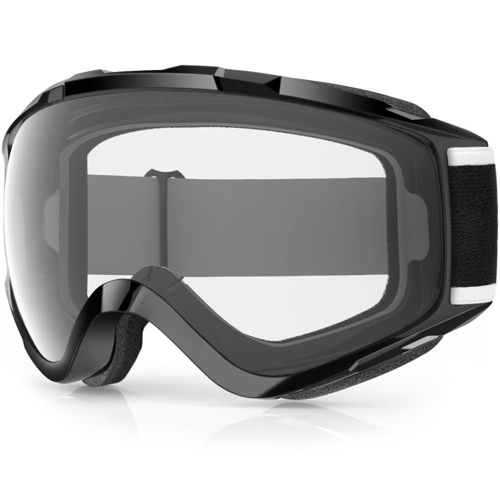 findway Ski Goggles OTG - Over Glasses Snow/Snowboard Goggles for Men, Women & Youth - 100% UV Protection