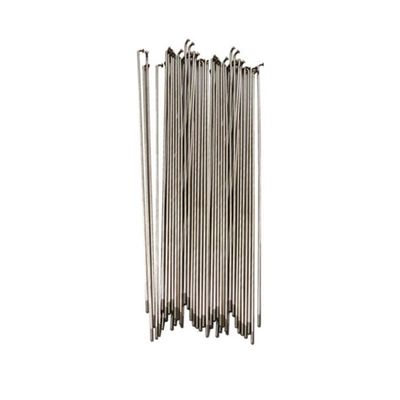 Bicycle Stainless Silver Steel Spokes 36pcs Bike Spoke 14G J Bend Steel Bicycle Spokes with Nipples (Color : 265mm)
