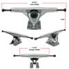 Yocaher Earth Series (Adventure Colored) Complete Skateboards Longboard w/BlackWidow Premium 80A Grip Tape Aluminum Truck ABEC-9 Bearing 70mm Skateboard Wheels view 4
