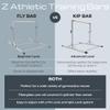 Z Athletic Flyaway Duo Adjustable Horizontal Bar, Grey view 4