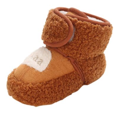 Warm Shoes Soft Booties Comfortable Boots Infant Toddler Warming Home Shoes Snow Boots For Baby Girls And Newborn Shoes (B, 111)