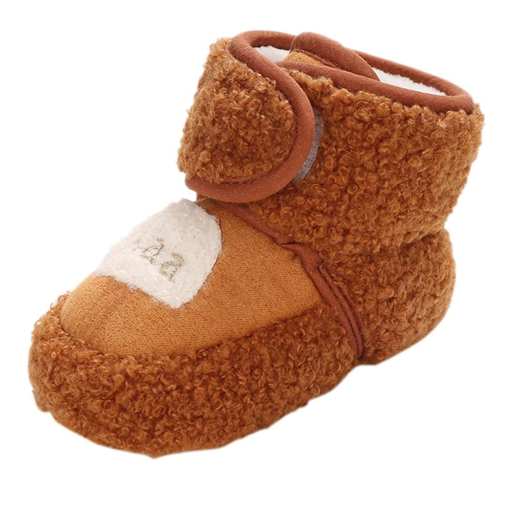 Warm Shoes Soft Booties Comfortable Boots Infant Toddler Warming Home Shoes Snow Boots For Baby Girls And Newborn Shoes (B, 111)