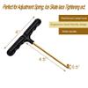 ECEOCC Ice Skate Lace Tightener Tool for Ice-Skates, Figure-Skates, Boots, Shoes, Rollerblades Boot Lace Hooks, Skate Key Tool, Great for Hockey lace Tightener, Ice Skate lace Tightening Tool (1) view 2