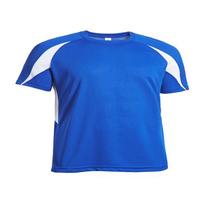 Expert Brand USA-Made Men's Oxymesh Dry Fit Sleeveless Athletic Shirt Royal Blue/White