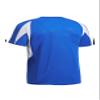 Expert Brand USA-Made Men's Oxymesh Dry Fit Sleeveless Athletic Shirt Royal Blue/White view 3