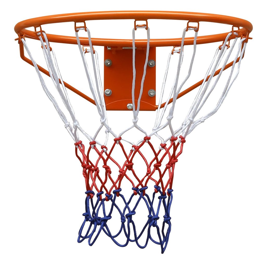 AOKUNG Basketball Folding Hoop, Indoor/Outdoor Hanging Basketball Net, All-Weather Net, Wall Hanging 18"