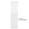 20pcs 14G J-Bend Stainless Steel Spokes 260/261/271/273/291/293mm and 16mm Long Connector Road Bike (Color : 273mm) view 1