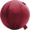 Husband Pillow Exercise Ball Case Cover Only - 65cm/26in, Maroon Mirco Plush Soft Cover for Yoga, Pilates, Fitness Balance Stability, Office Ball Chair Seat. Soft & Slip Resistant, Pro Guide view 1